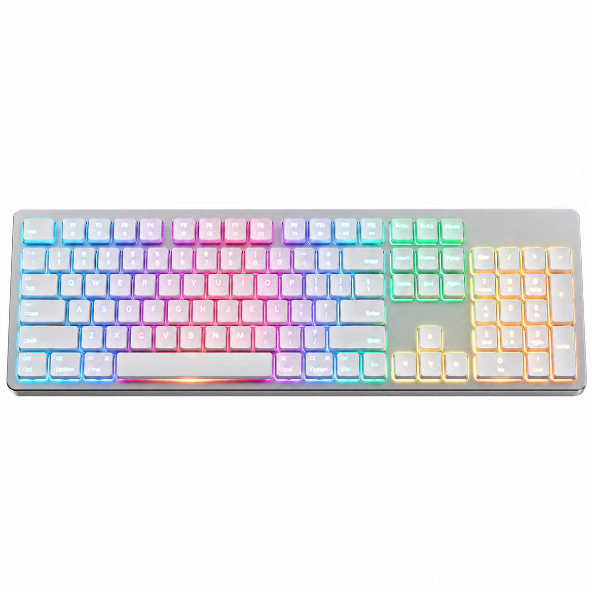 Full-Size RGB Office Keyboard for Modern Workspaces