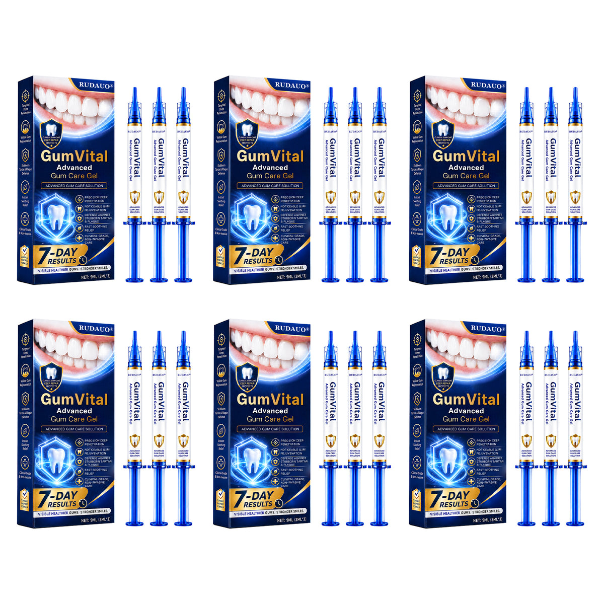 𝓡𝐔𝓓𝐀𝐔𝐎®🦷 GumVital Advanced Gum Care Gel + 🎁 FREE Gum Care Kit