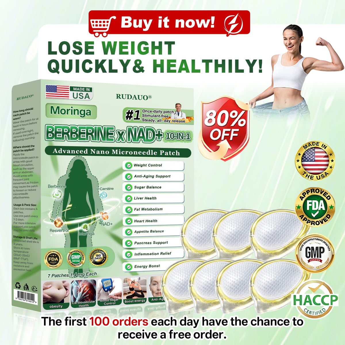 𝐏𝐡𝐲𝐬𝐢𝐜𝐢𝐚𝐧-𝐅𝐨𝐫𝐦𝐮𝐥𝐚𝐭𝐞𝐝💚| 𝑹𝑼𝑫𝑨𝑼𝐎® 𝐌𝐨𝐫𝐢𝐧𝐠𝐚 𝐁𝐞𝐫𝐛𝐞𝐫𝐢𝐧𝐞 × 𝐍𝐀𝐃+ 𝟏𝟎-𝐢𝐧-𝟏 𝐀𝐝𝐯𝐚𝐧𝐜𝐞𝐝 𝐍𝐚𝐧𝐨 𝐌𝐢𝐜𝐫𝐨𝐧𝐞𝐞𝐝𝐥𝐞 𝐏𝐚𝐭𝐜𝐡 (𝐄𝐱𝐩𝐞𝐫𝐢𝐞𝐧𝐜𝐞 𝐕𝐢𝐬𝐢𝐛𝐥𝐞 𝟕-𝐃𝐚𝐲 𝐑𝐞𝐬𝐮𝐥𝐭𝐬)