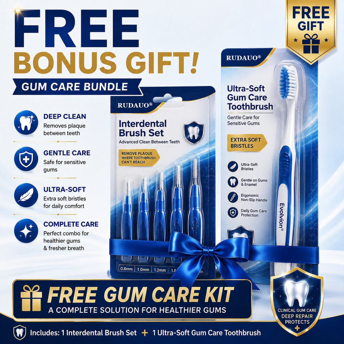 𝓡𝐔𝓓𝐀𝐔𝐎®🦷 GumVital Advanced Gum Care Gel + 🎁 FREE Gum Care Kit