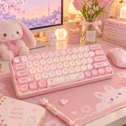 Cute Compact Keyboard for Everyday Life